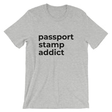 Passport Stamp Addict -  Short-Sleeve Unisex T-Shirt